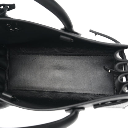 Saint Laurent Grained Calfskin Baby Sac De Jour Black 6 of 9