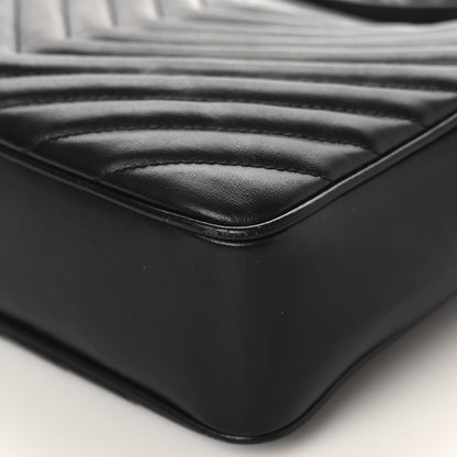 Saint Laurent Calfskin Matelasse Monogram Lou Camera Bag Black 12 of 13