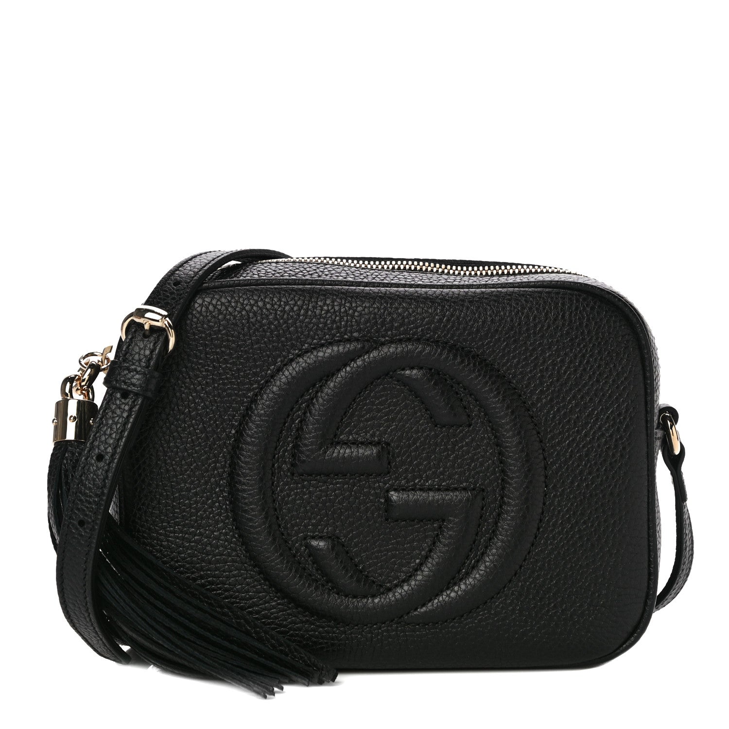 Gucci Pebbled Calfskin Small Soho Disco Bag Black 1 of 11