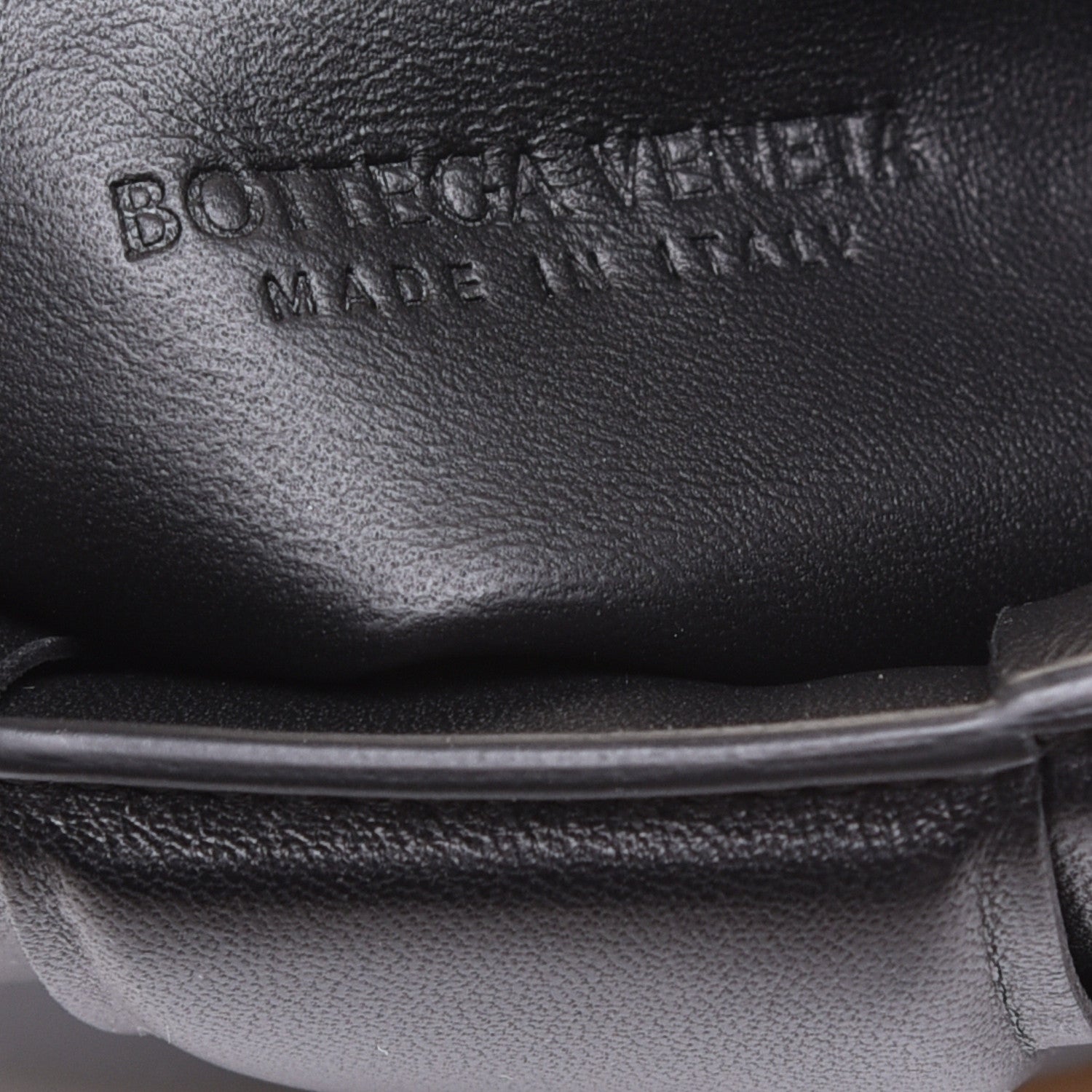 Bottega Veneta Lambskin Maxi Intreccio Padded Chain Cassette Crossbody Bag Black 6 of 8