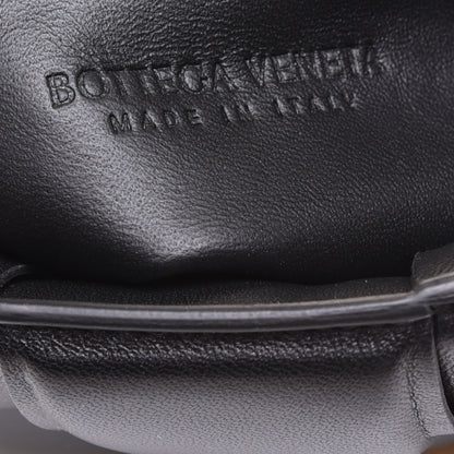 Bottega Veneta Lambskin Maxi Intreccio Padded Chain Cassette Crossbody Bag Black 6 of 8