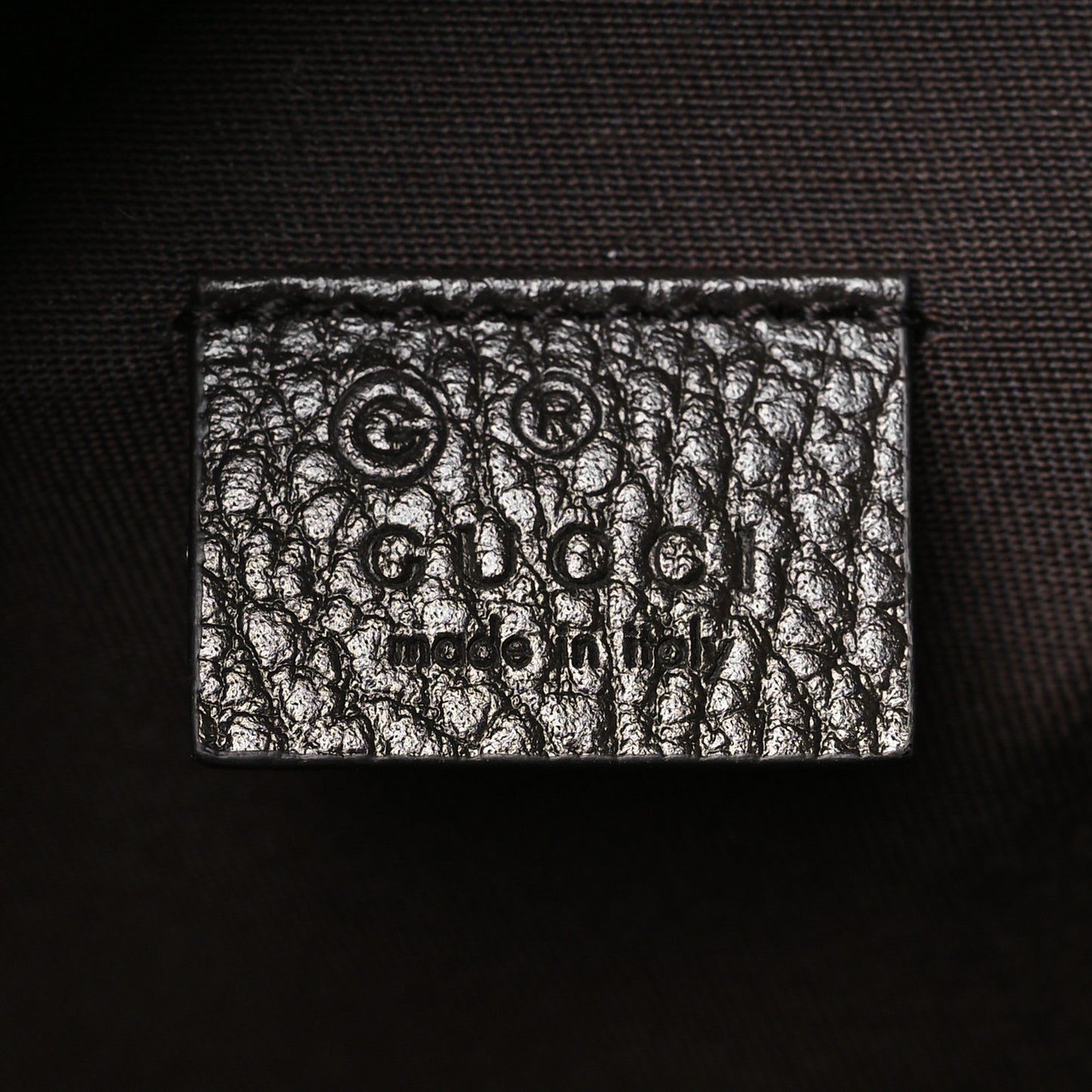 Monogram Dollar Calfskin O Drawstring Backpack Beige Ebony Testa di Moro Dark Chocolate