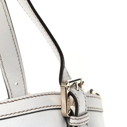 Gucci Calfskin Medium Britt Tote Off White 12 of 14