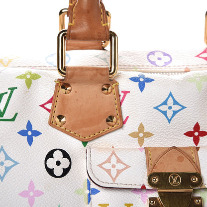 Louis Vuitton Monogram Multicolor Speedy 30 White 17 of 19