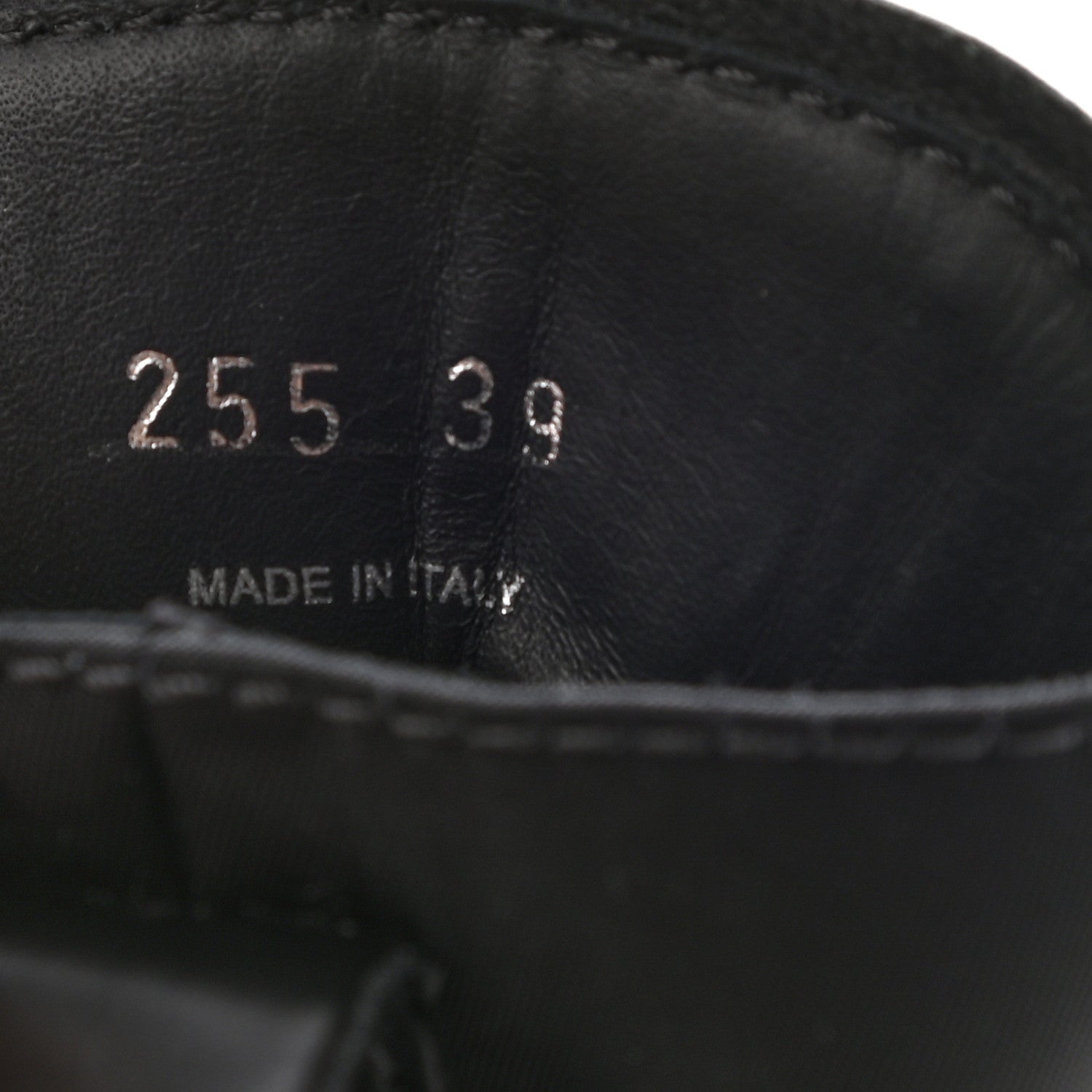 Prada Spazzolato Rois Nylon Metal Triangle Logo Monolith Pouch Pocket 55mm Boots 39 Black 7 of 12