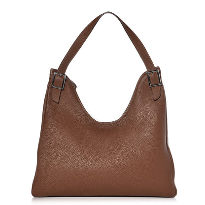 Hermes Taurillon Clemence Massai GM Marron d'Inde 1 of 8