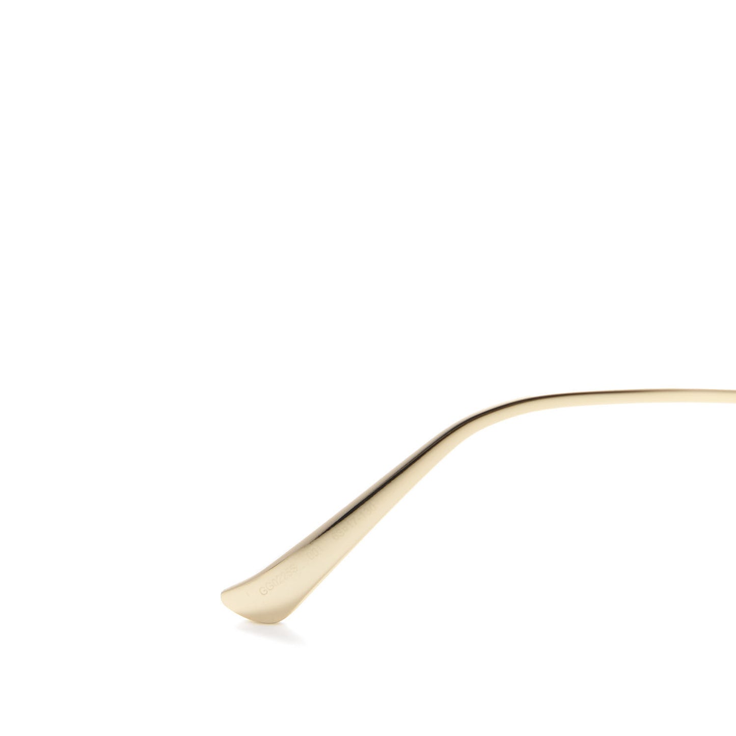 Metal Oversized Round Frame GG0225S Sunglasses Gold