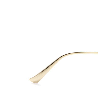 Gucci Metal Oversized Round Frame GG0225S Sunglasses Gold 6 of 8