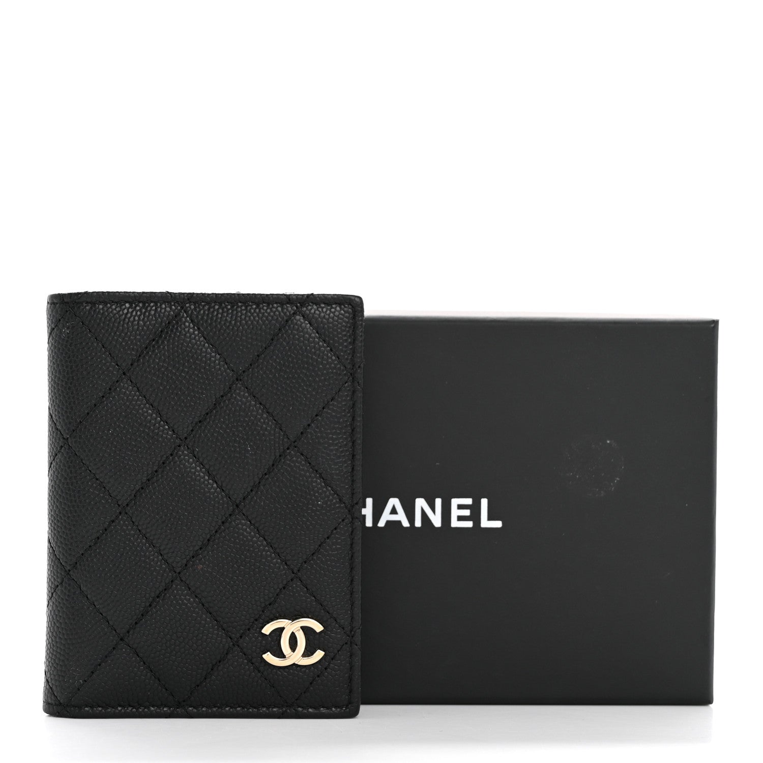 Chanel Caviar Quilted Card Holder Wallet Black 12 of 12