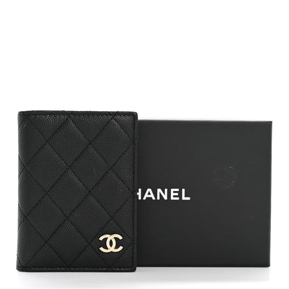 Chanel Caviar Quilted Card Holder Wallet Black 12 of 12