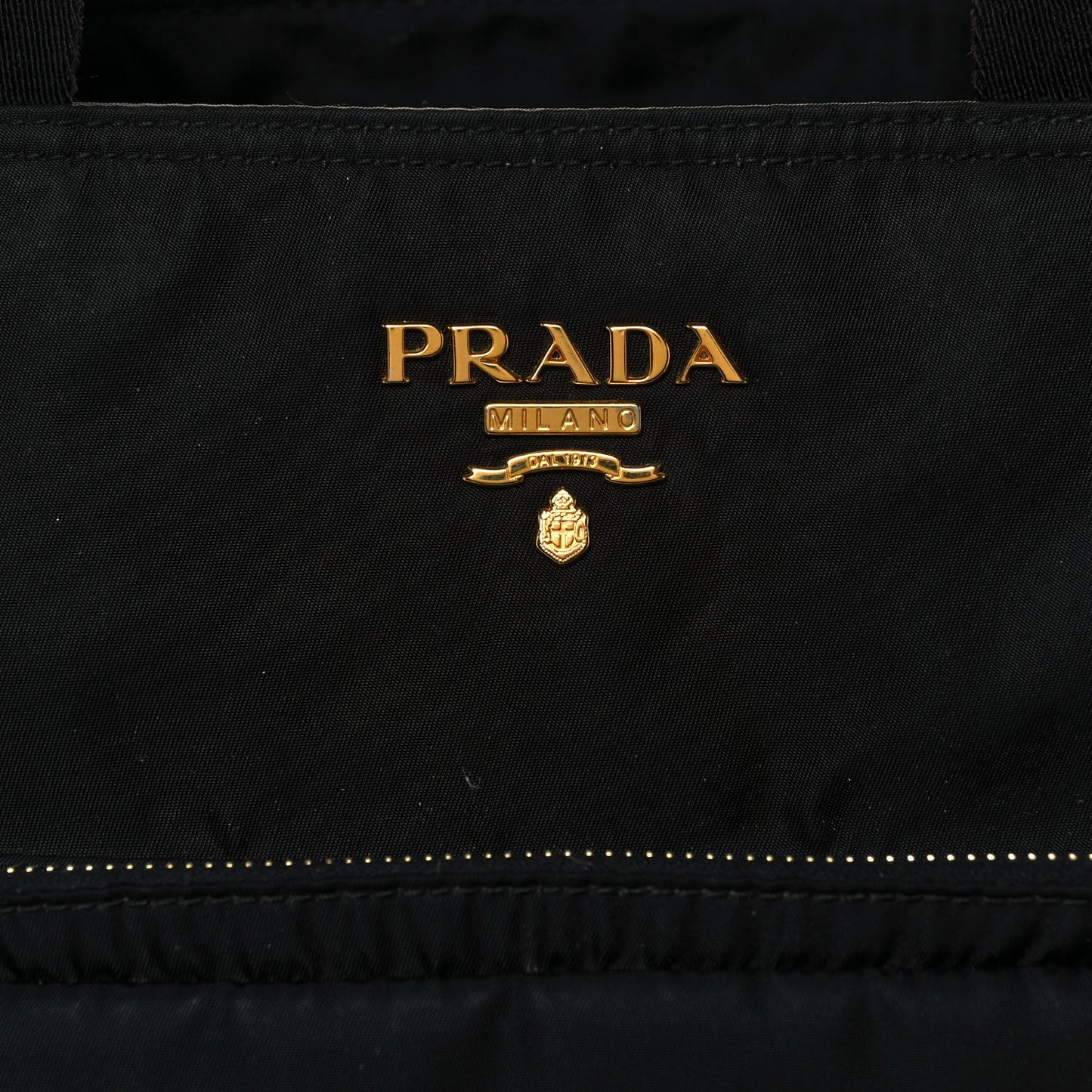 Nylon Vela Baby Bag Black