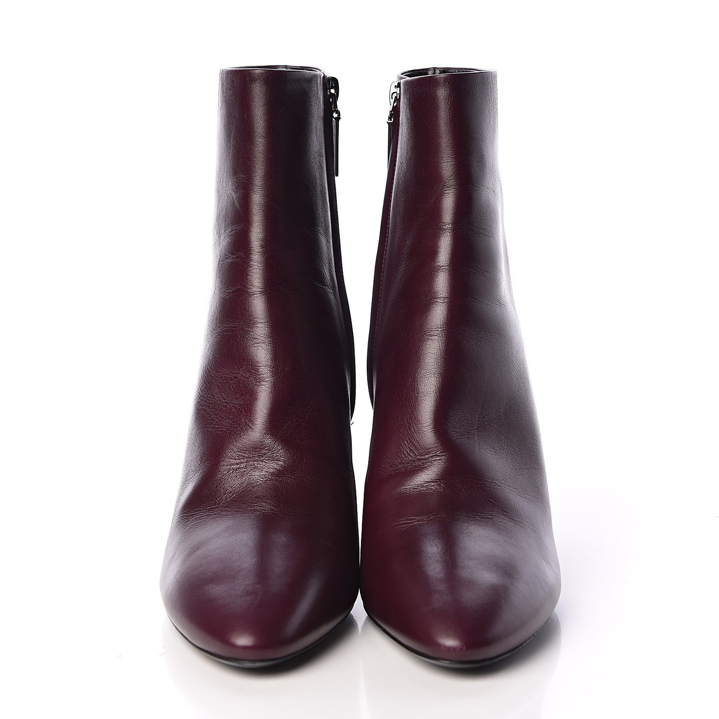 Nappa Loulou Ankle Zip Boot 40 Amaranto