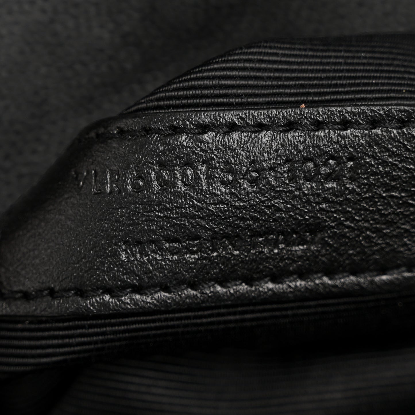 Grain De Poudre Textured Mixed Matelasse Large Triquilt Monogram Monochrome Satchel Black