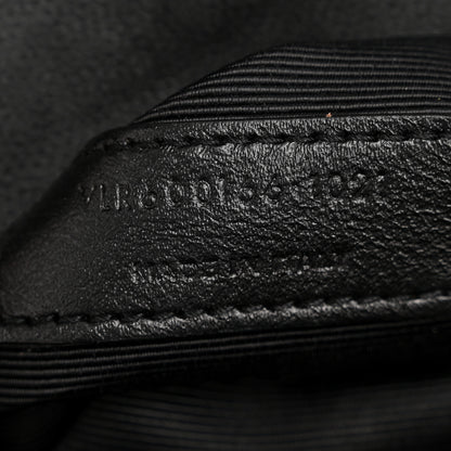 Saint Laurent Grain De Poudre Textured Mixed Matelasse Large Triquilt Monogram Monochrome Satchel Black 7 of 15