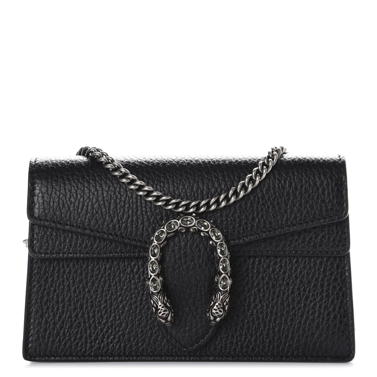 Calfskin Super Mini Dionysus Shoulder Bag Black