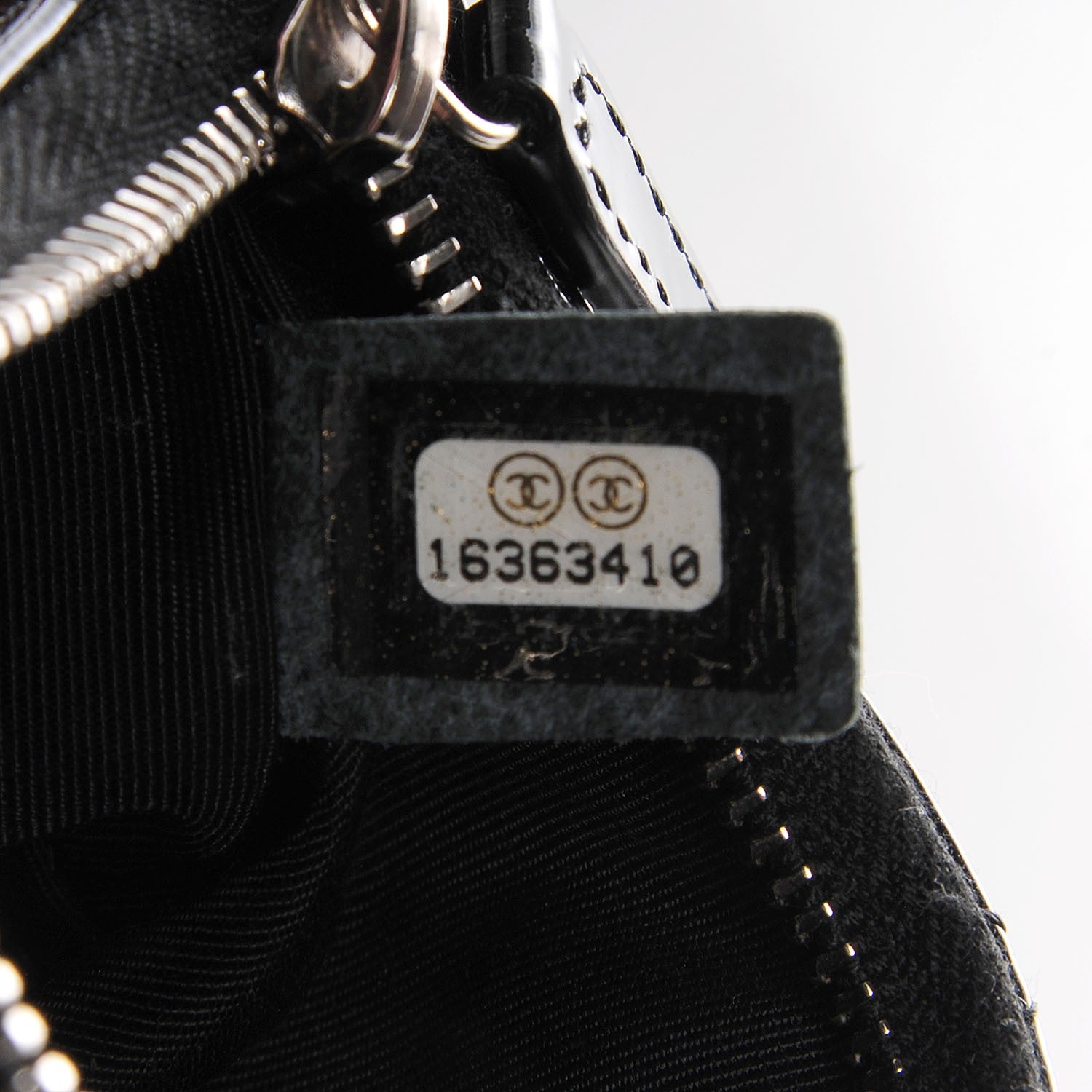 Chanel Patent Quilted Zip Coin Purse Black 7 of 7
