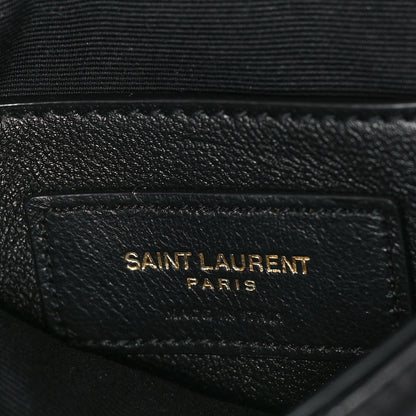 Saint Laurent Lambskin Quilted Double Flap Bag Black 6 of 8