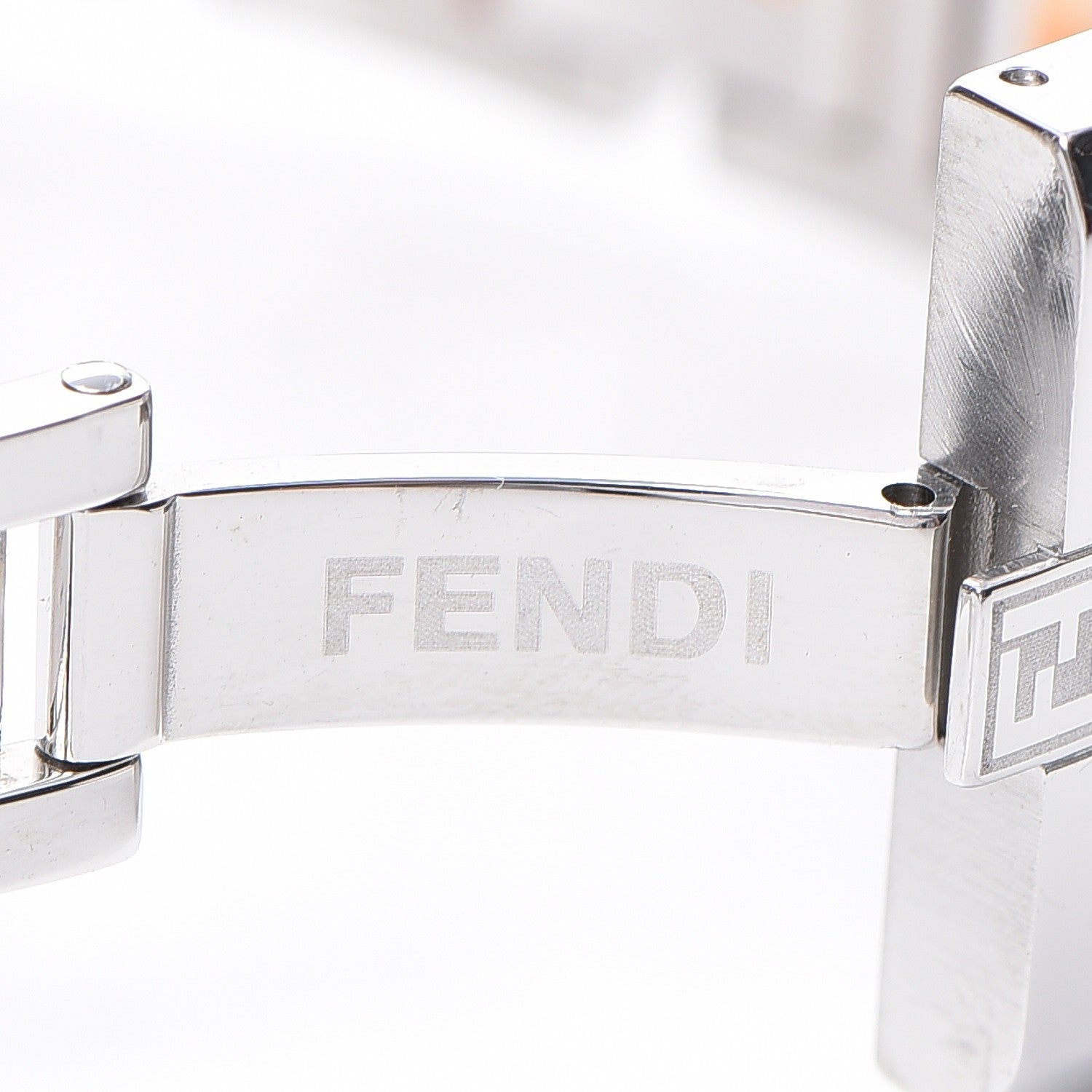 Fendi Stainless Steel 25mm Forever Tank Two Tone Quartz Watch 9 of 10