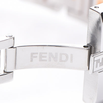 Fendi Stainless Steel 25mm Forever Tank Two Tone Quartz Watch 9 of 10