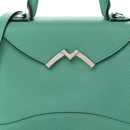 Moynat Taurillon Blush Calfskin Gabby BB Turquoise 7 of 12