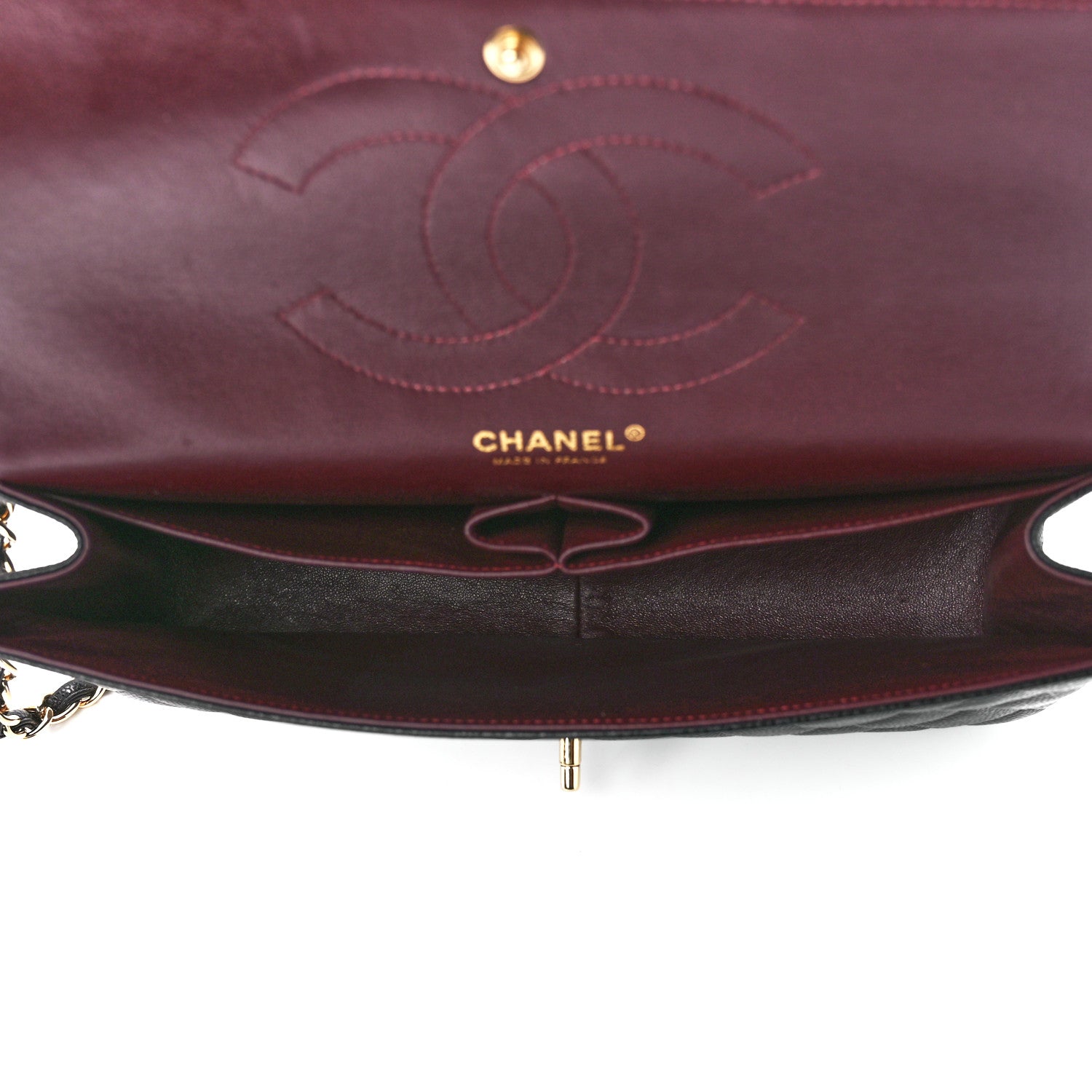 Chanel Caviar Quilted Jumbo Double Flap Black 5 of 12