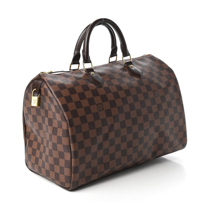 Louis Vuitton Damier Ebene Speedy 35 3 of 10