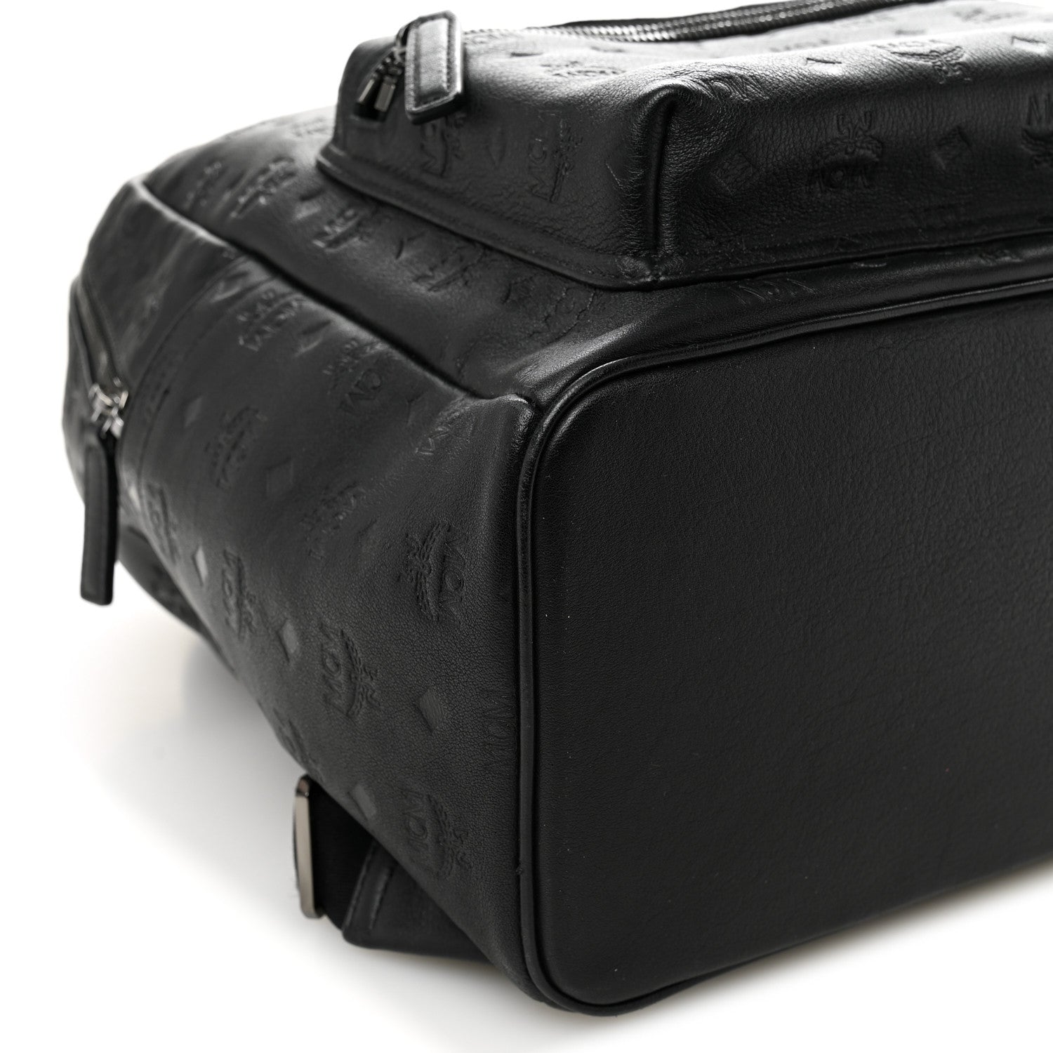MCM Calfskin Ottomar Stark Backpack Black 9 of 10