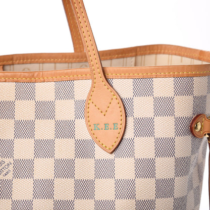 Louis Vuitton Damier Azur Neverfull MM 9 of 16