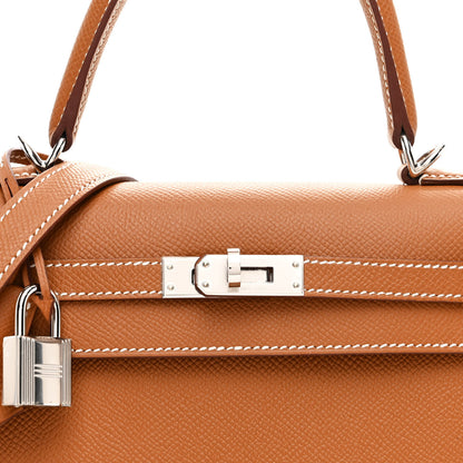 Hermes Epsom Kelly Sellier 25 Gold 6 of 9