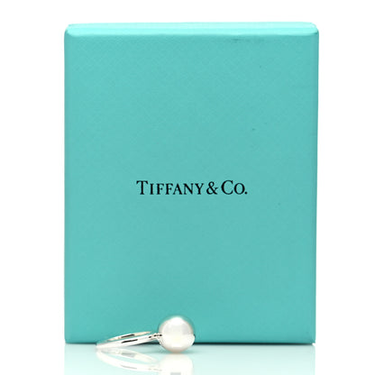 Tiffany Sterling Silver 12mm HardWear Ball Ring 53 6.5 8 of 8