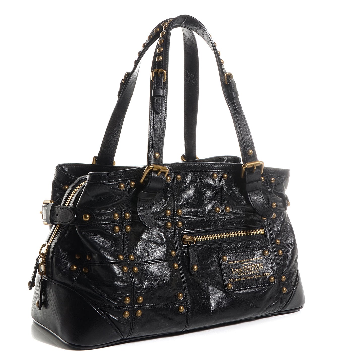 Lambskin Riveting Black
