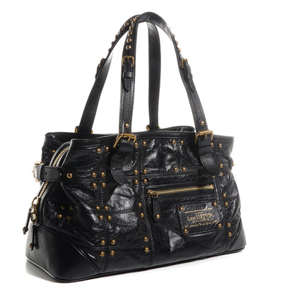 Louis Vuitton Lambskin Riveting Black 3 of 7