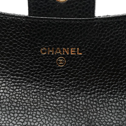 Chanel Caviar Quilted Flap Card Holder Black 6 of 9