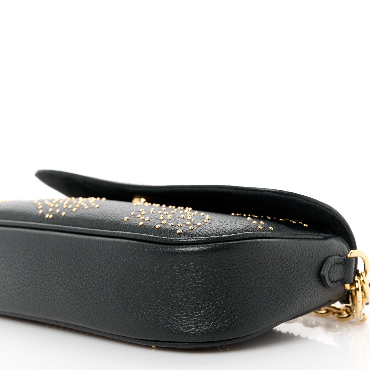 Louis Vuitton Empreinte Giant Studded Ivy Wallet On Chain Black 10 of 10