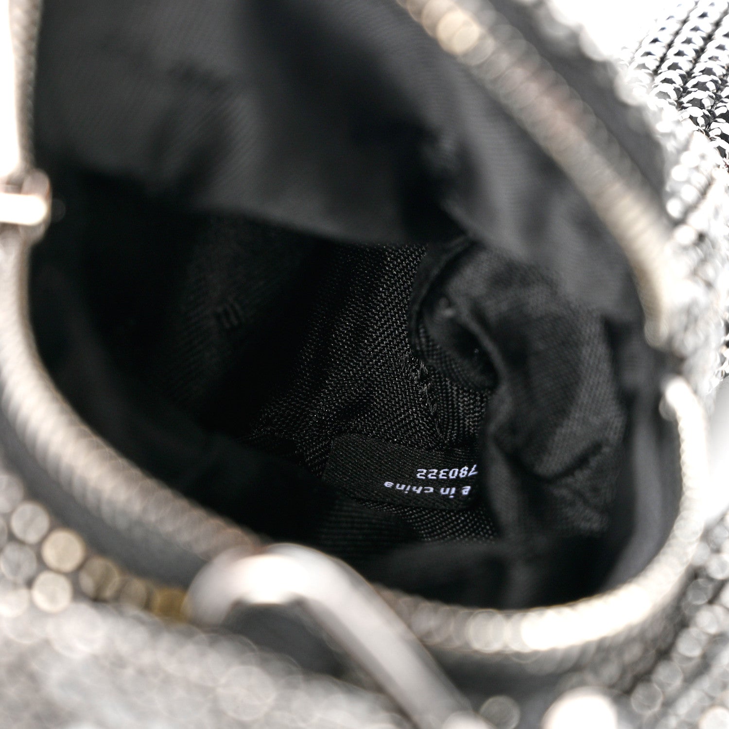 Alexander Wang Crystal Mesh Beiress Wristlet Black 5 of 8