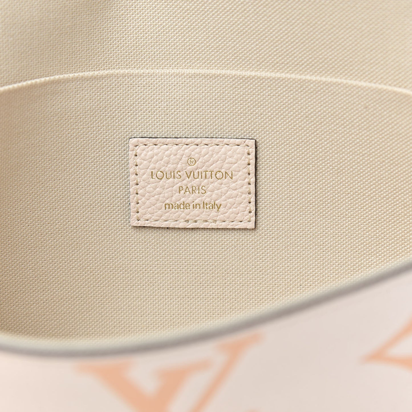 Empreinte Monogram Giant By The Pool Felicie Pochette Chain Wallet Cream Saffron