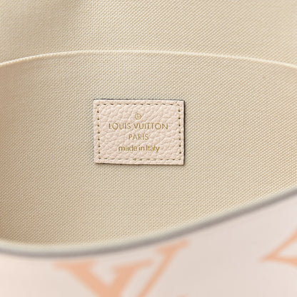 Louis Vuitton Empreinte Monogram Giant By The Pool Felicie Pochette Chain Wallet Cream Saffron 6 of 9