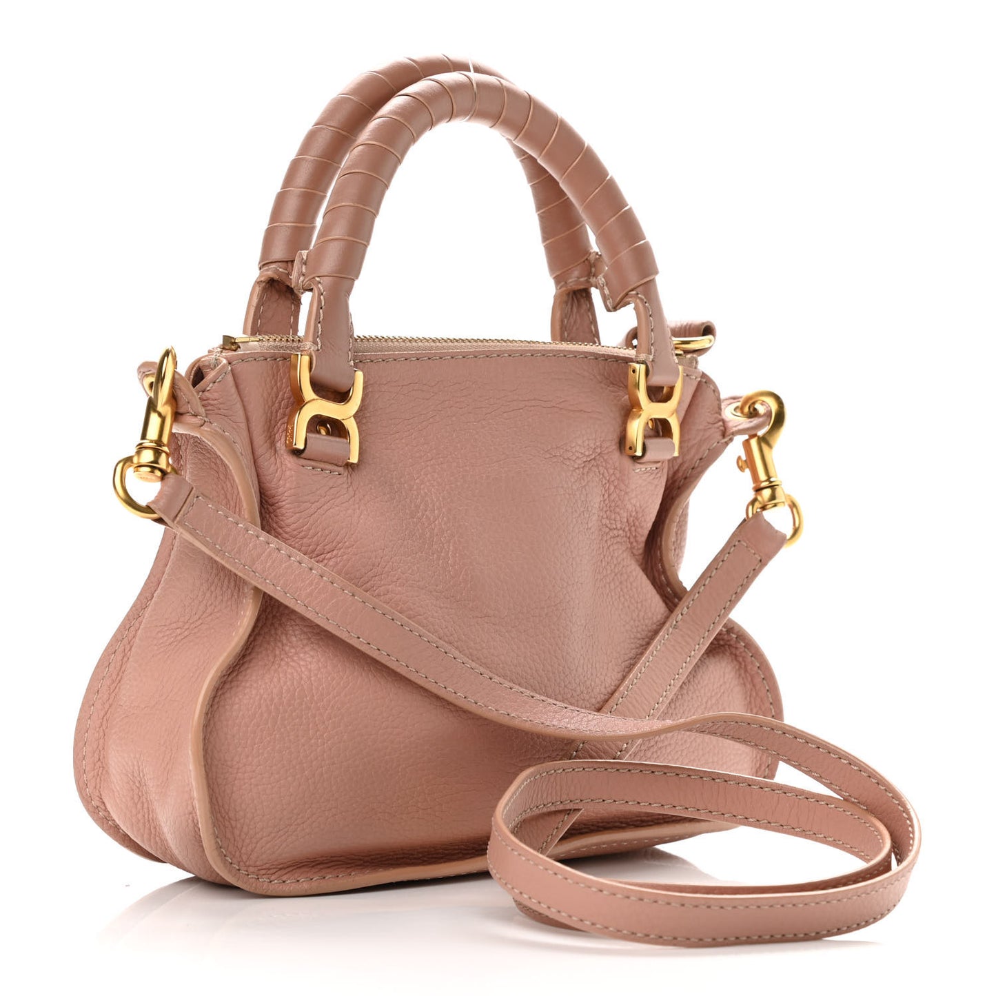 Calfskin Mini Marcie Satchel Waterlily