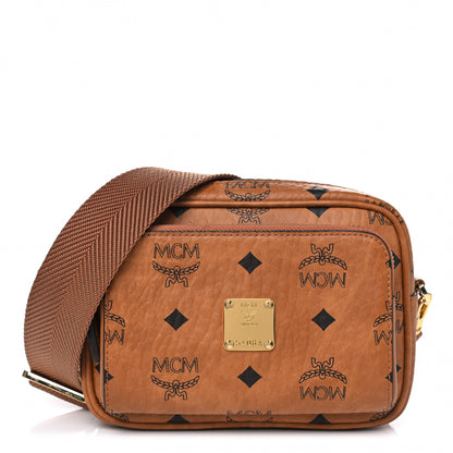 MCM Visetos Klassik Crossbody Bag Cognac 1 of 4
