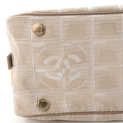 Chanel Nylon Travel Bowler Beige 13 of 14