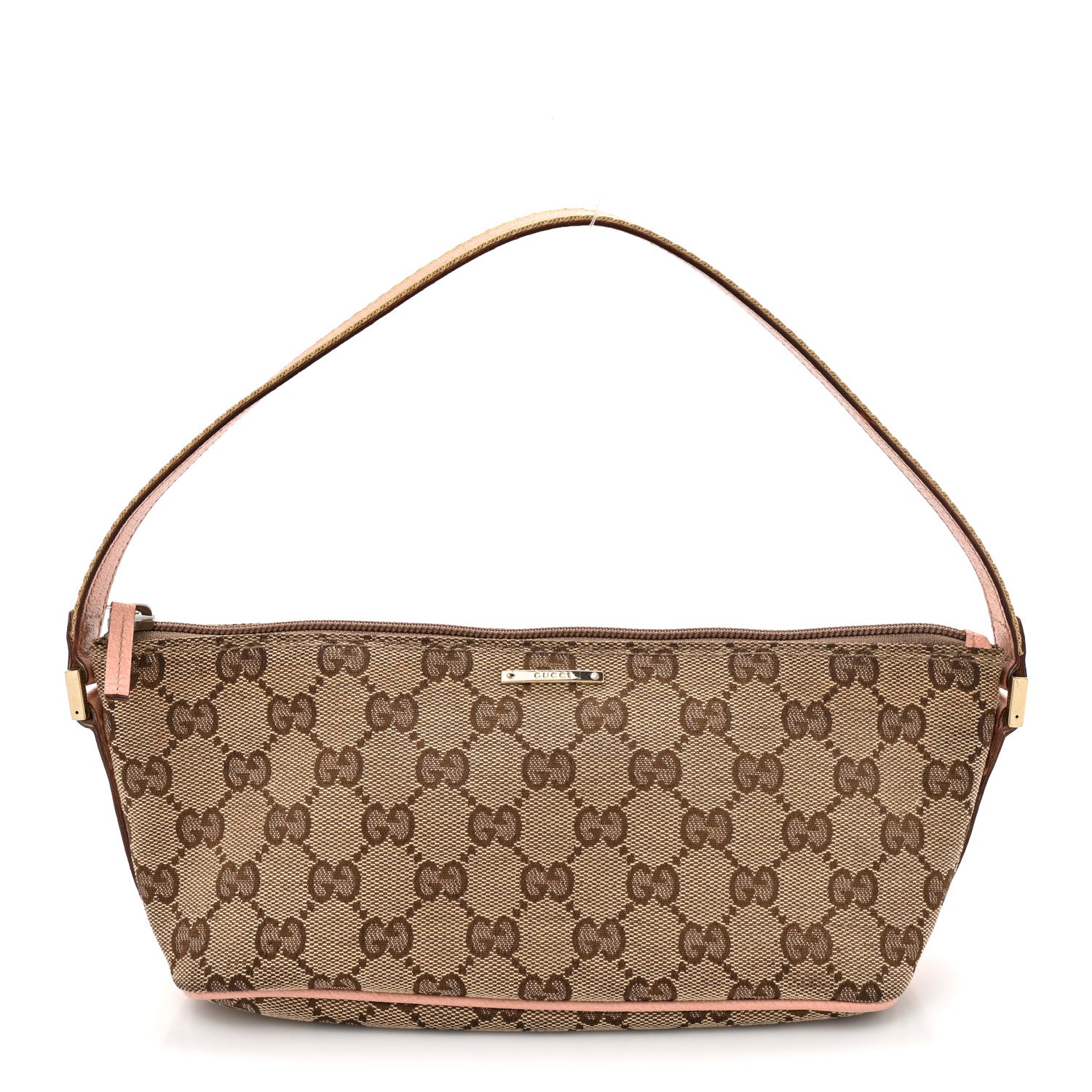 Gucci Monogram Boat Pochette Pink 1 of 11
