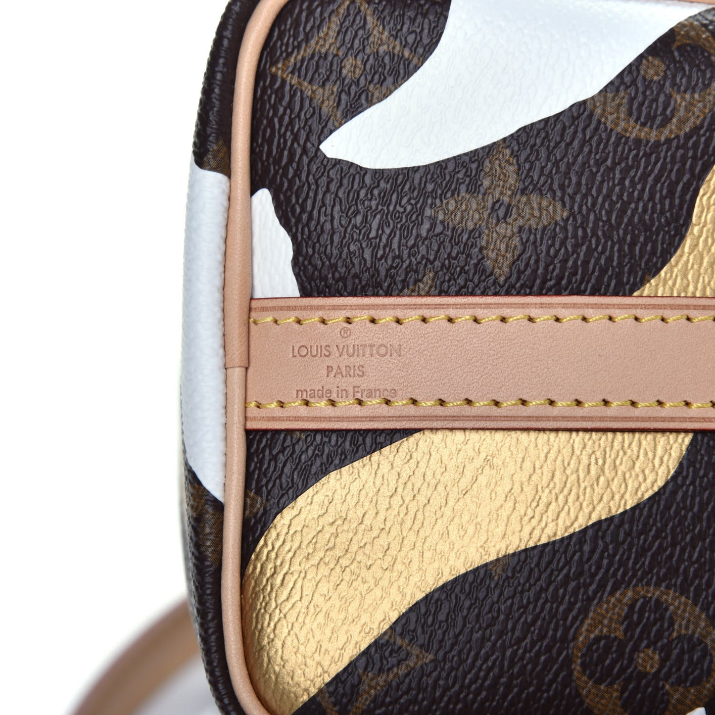 X LOL Monogram Speedy BB Gold Silver