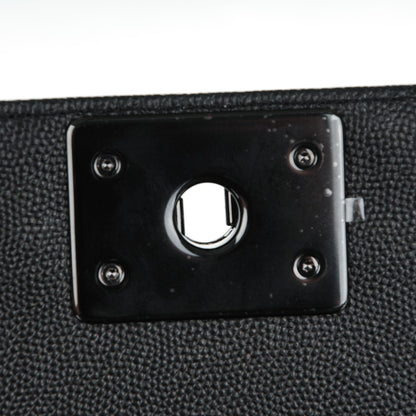 Chanel Caviar Quilted Medium Boy Flap So Black 5 of 8