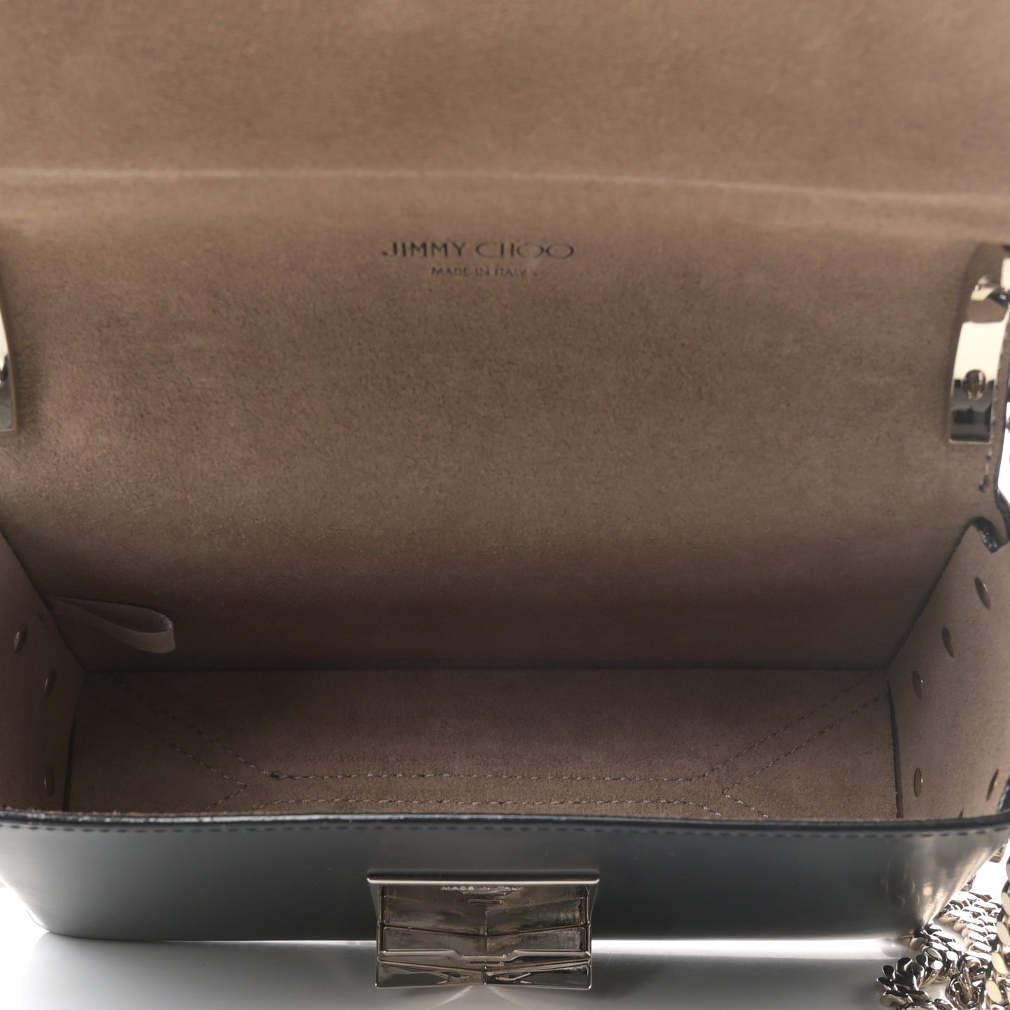 Smooth Calfskin Lockett Petite Shoulder Bag Black
