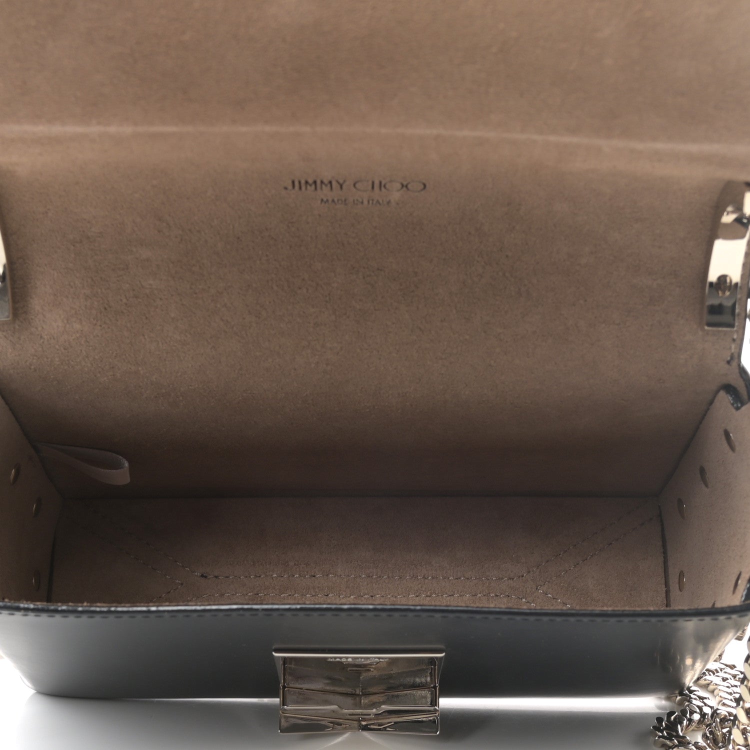 Jimmy Choo Smooth Calfskin Lockett Petite Shoulder Bag Black 5 of 10