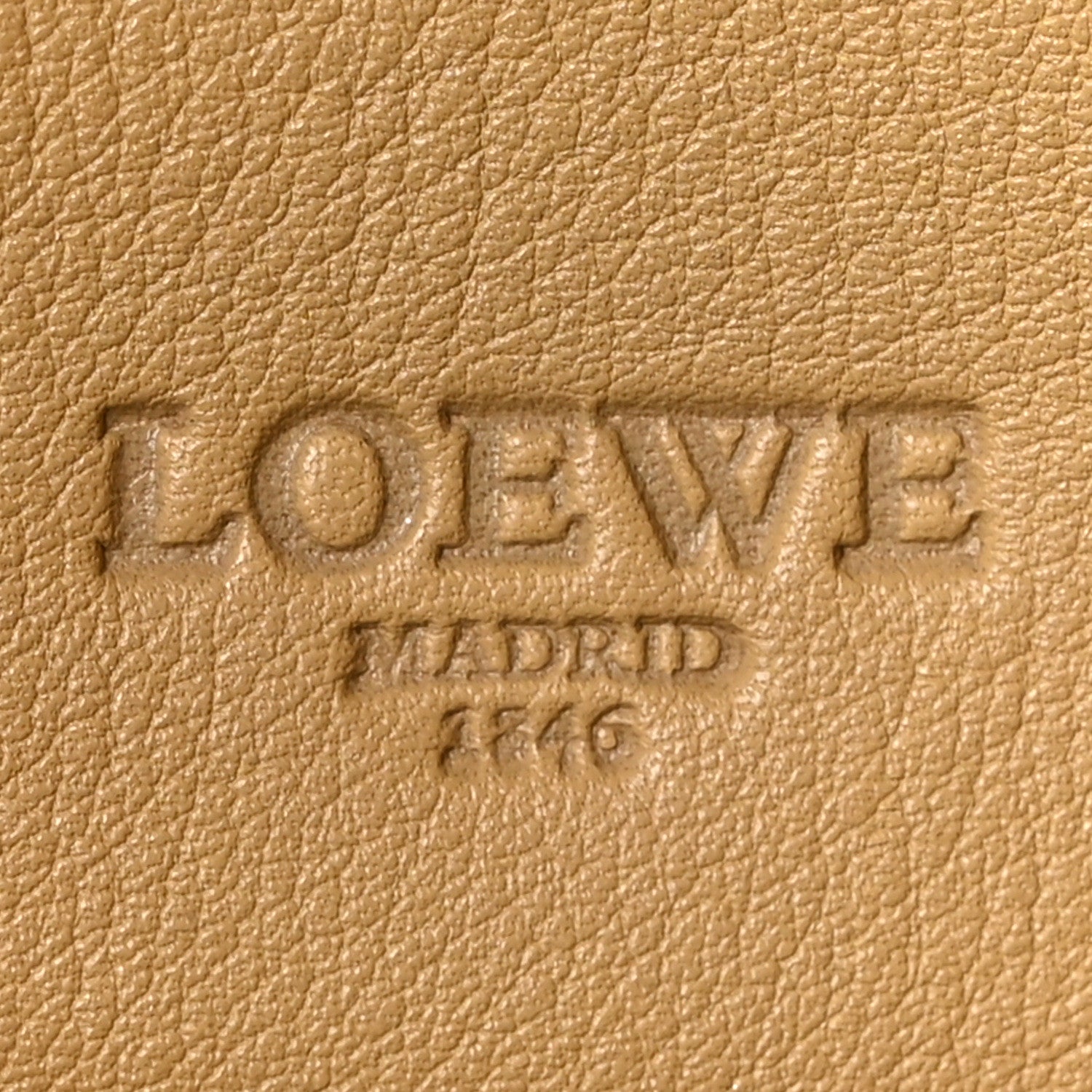 Loewe Suede Calfskin Amazona 36 Gold Brown 6 of 9