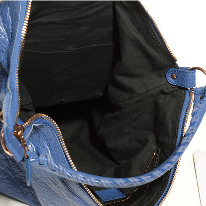 Balenciaga Agneau Giant 12 Rose Gold Hardware Day Hobo Bleut Bleu Glacier 6 of 11