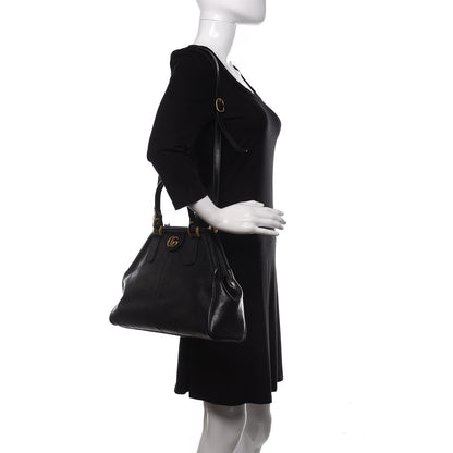Gucci Calfskin Medium Re(Belle) Top Handle Bag Black 2 of 10