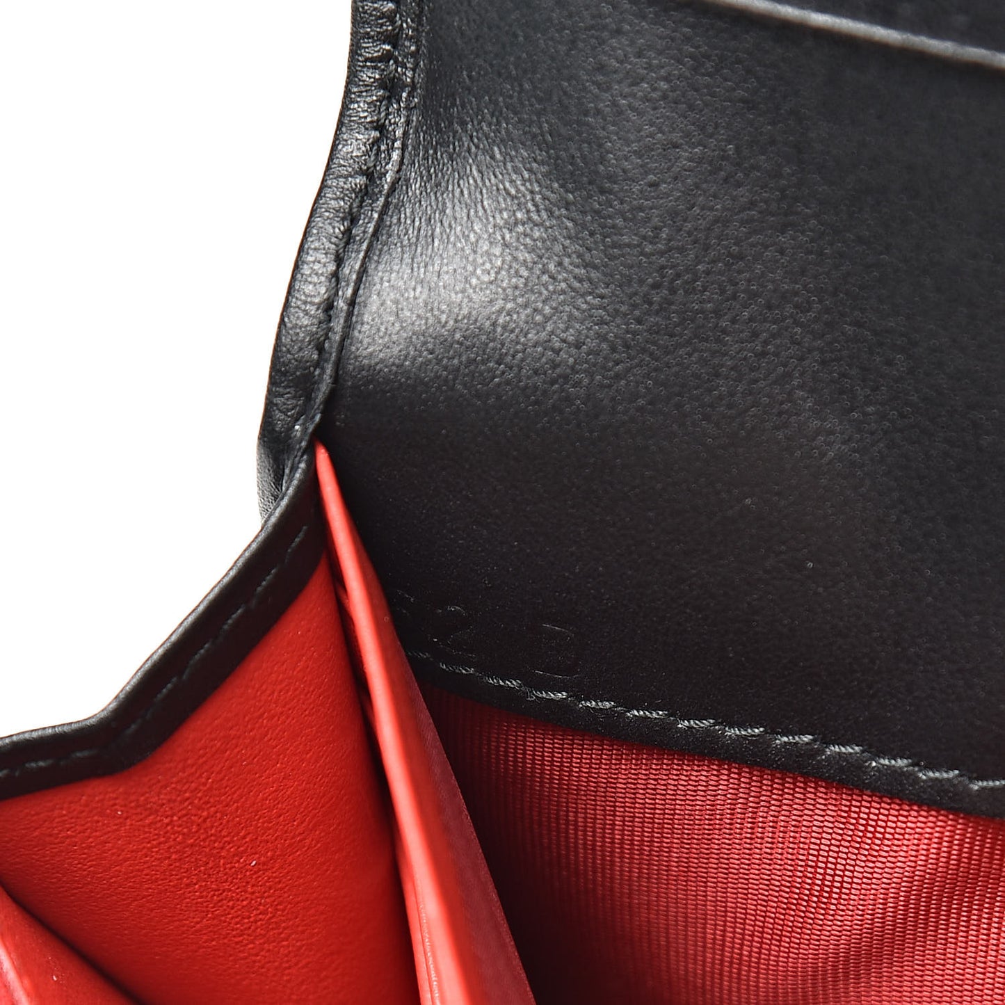 Soft Calf Grommet Continental Flap Black Fuoco
