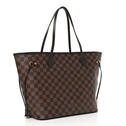 Louis Vuitton Damier Ebene Neo Neverfull MM Rose Ballerine 4 of 11